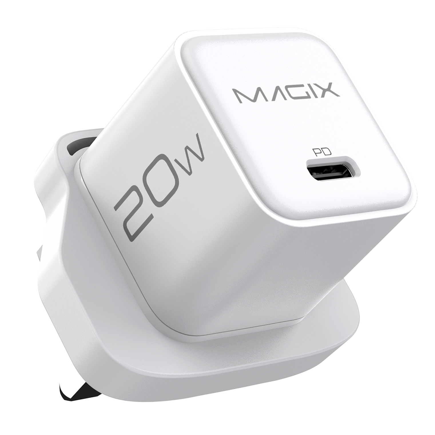 MAGIX USB C Plug 20W NANO GaN Charger PD Power Delivery For IPhone 14 magix-usb-c-plug-20w-nano-gan-charger-pd-power-delivery-for-iphone-14