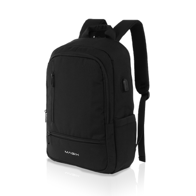 MAGIX 16" Explorer Laptop Backpack with Internal Pocket (BLACK)