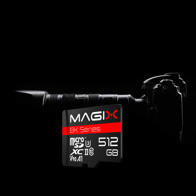 MAGIX MicroSD Card 8K Series + SD Adapter Class10 V90