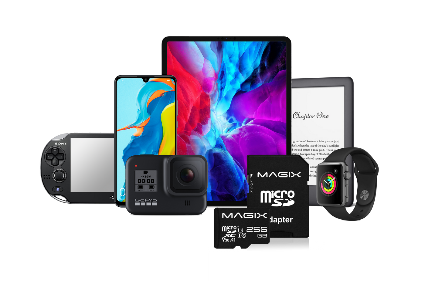 MAGIX MicroSD Card 4K Series + SD Adapter Class10 V30