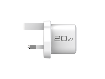 MAGIX 20W NANO GaN Charger PD Power Delivery - UK Plug (WHITE)