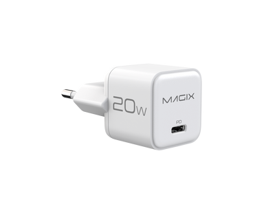 MAGIX 20W NANO GaN Charger PD Power Delivery - EUR Plug (WHITE)