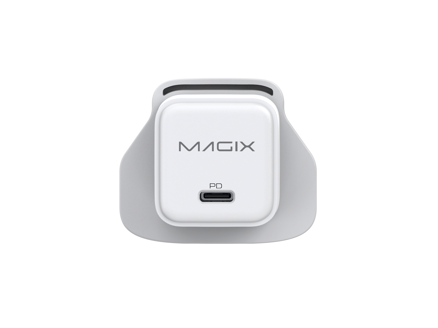 MAGIX 30W NANO GaN Charger PD Power Delivery - UK Plug (WHITE)