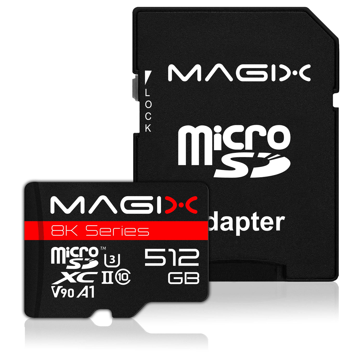 MAGIX MicroSD Card 8K Series + SD Adapter Class10 V90