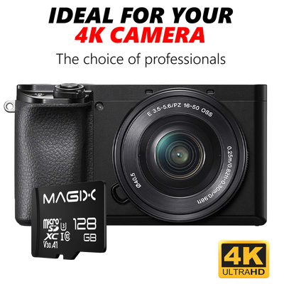 MAGIX MicroSD Card 4K Series + SD Adapter Class10 V30