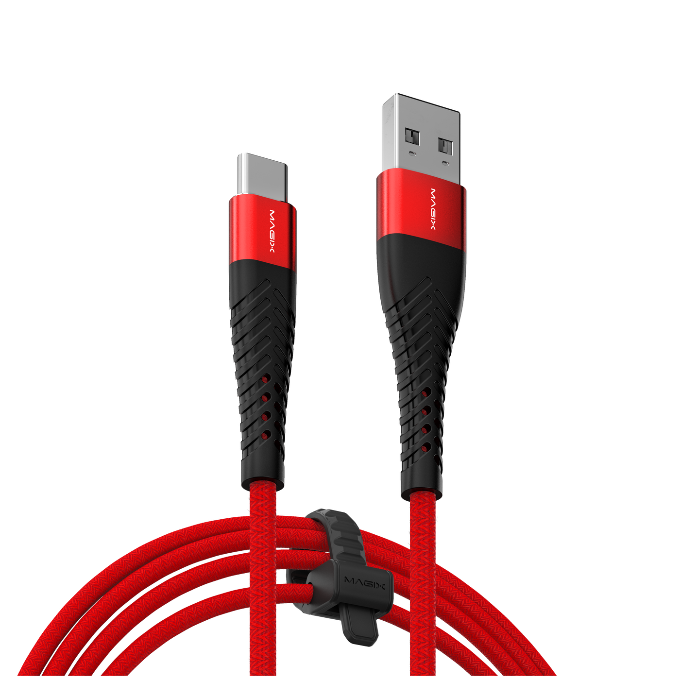 MAGIX 18W USB C Charging Cable 3A , Quick Charge QC 3.0 (RED)