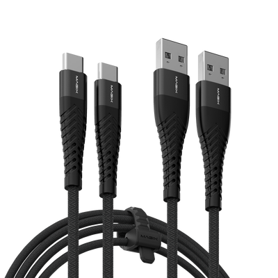MAGIX 18W USB C Charging Cable 3A , Quick Charge QC 3.0 (BLACK)