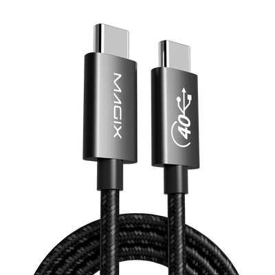 Magix 240W Thunderbolt 4/USB4 Cable 40Gbps 1Mt