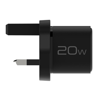 MAGIX 20W NANO GaN Charger PD Power Delivery - UK Plug (BLACK)