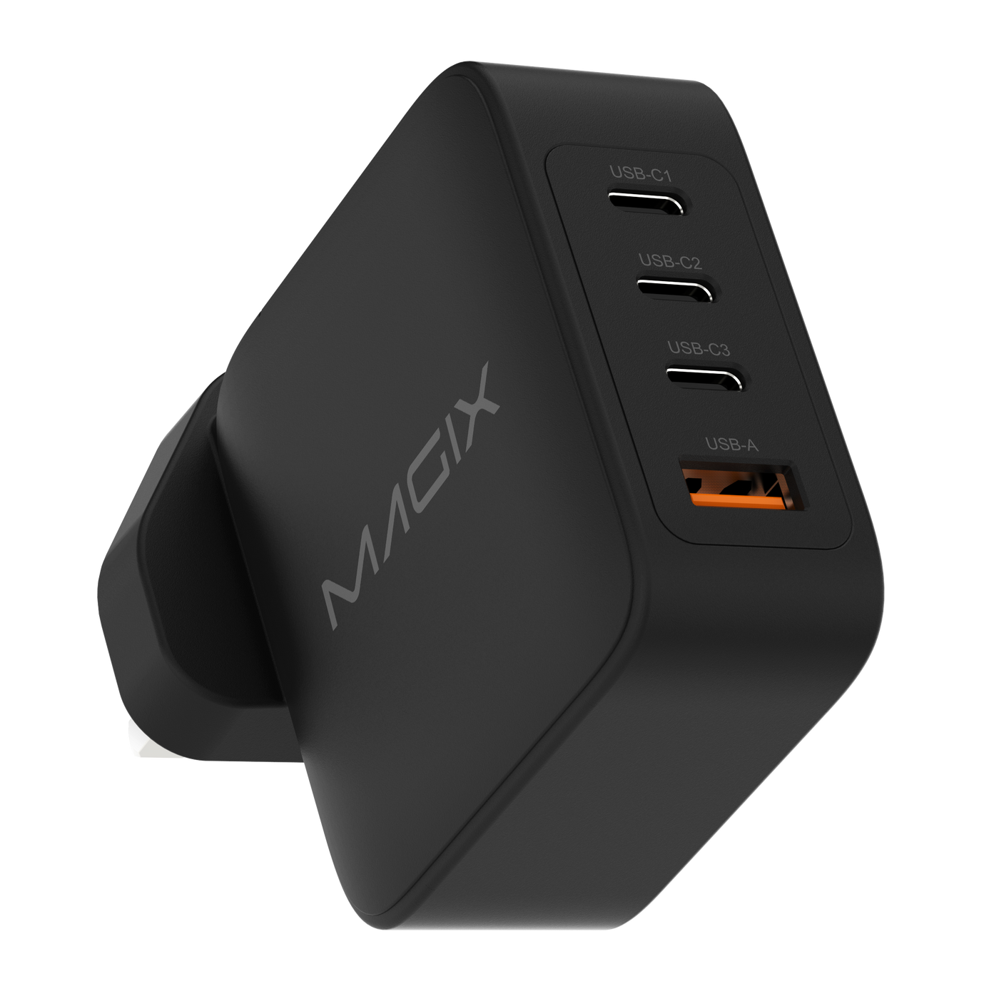 MAGIX 140W 4-Port Plug, GaN Charger PD Power Delivery - UK Plug