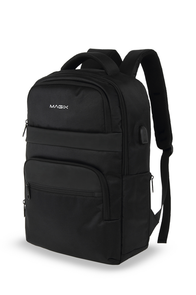 MAGIX 17" Tourer Laptop Backpack with Internal Pocket (BLACK)